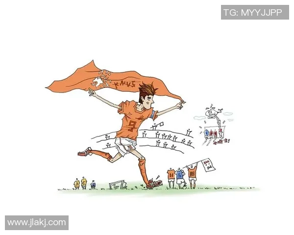 阳光下的足球明星卡通形象展现运动魅力与活力的完美结合